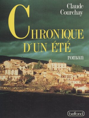 cover image of Chronique d'un été